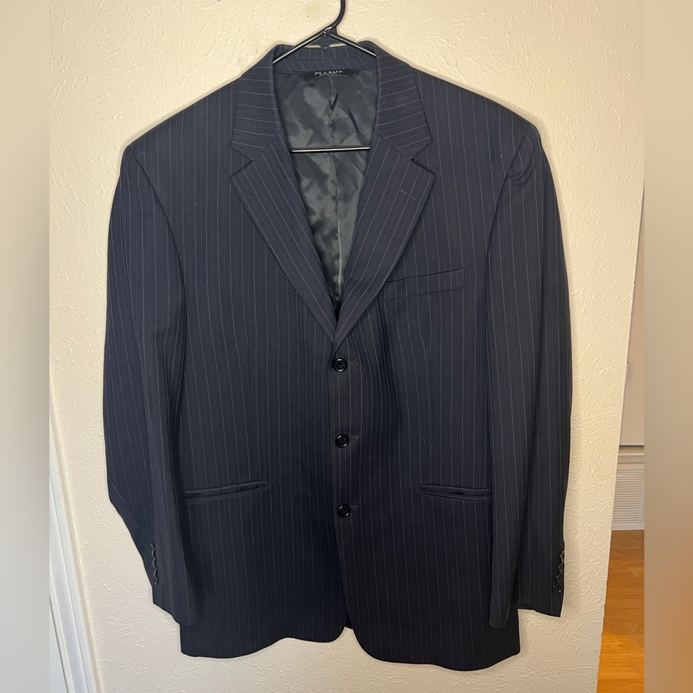 Jos. A. Bank Navy Pinstripe Suit Jacket